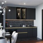 Новая коллекция кухонь с темными фасадами