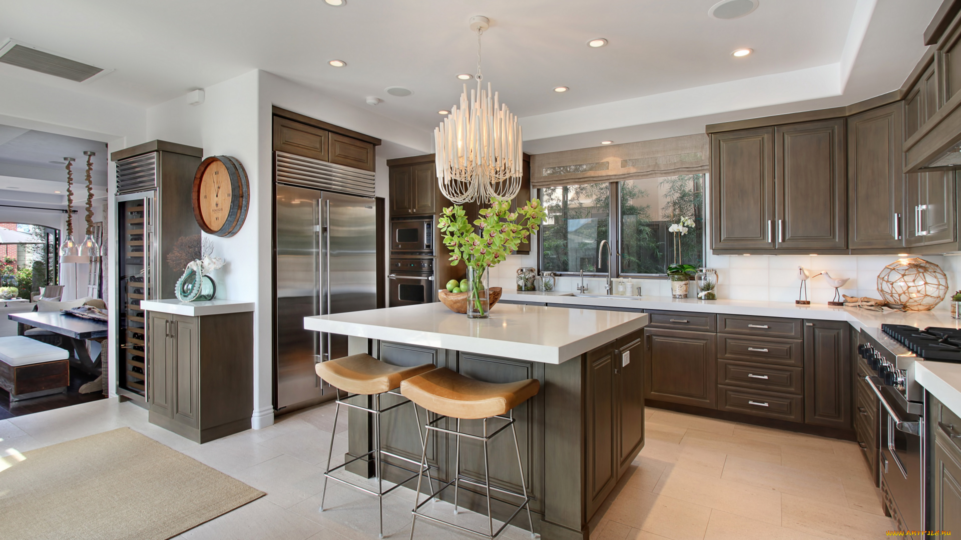 Кухня в островном стиле