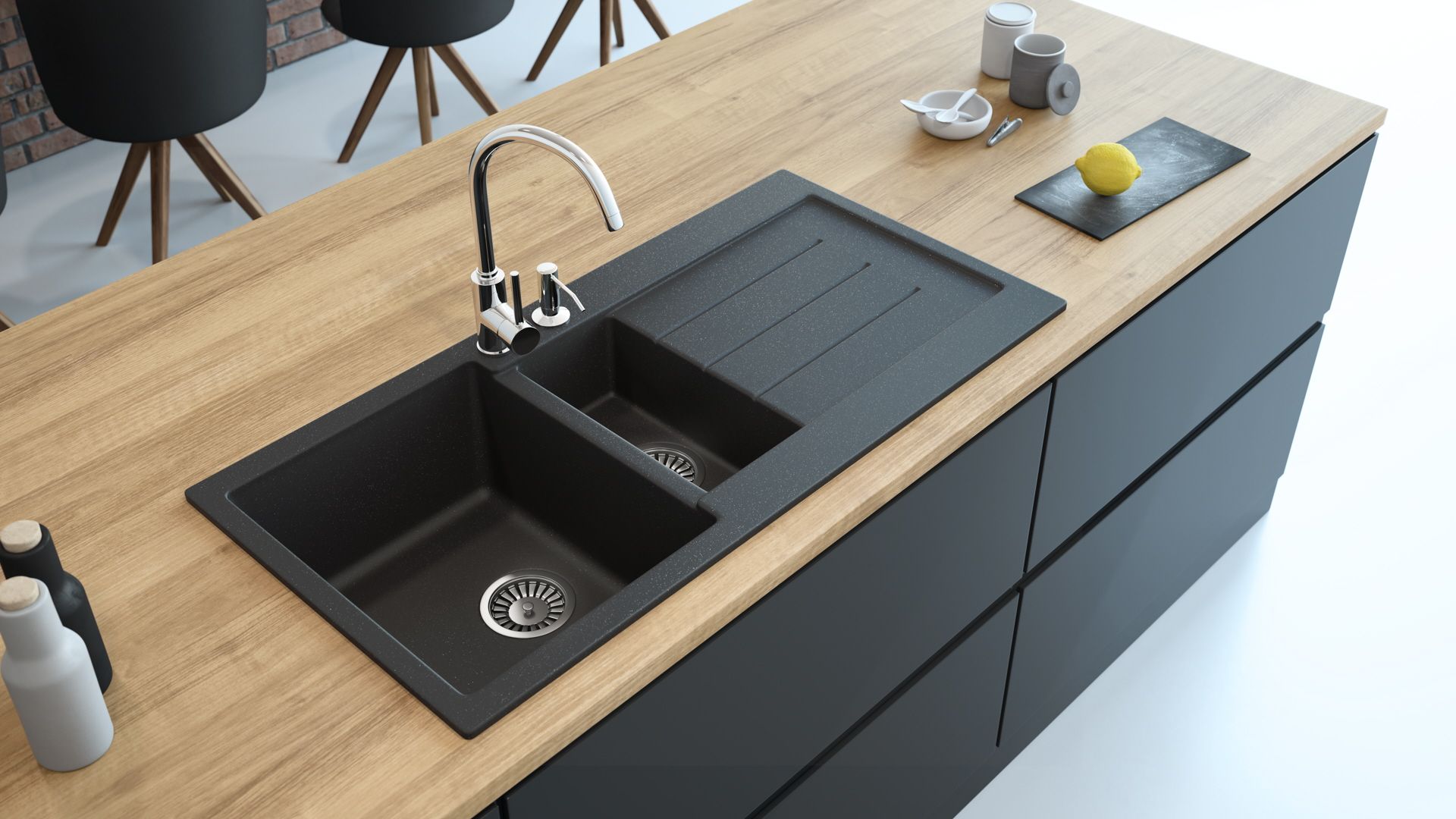 Как подобрать цвет мойки к интерьеру кухни